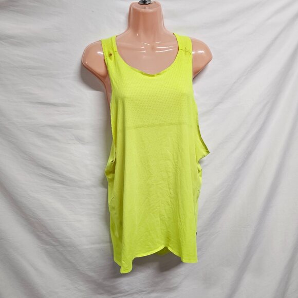 Lululemon Athletica Sporty Tank Top Women Size 10 Thin Neon - Picture 1 of 12
